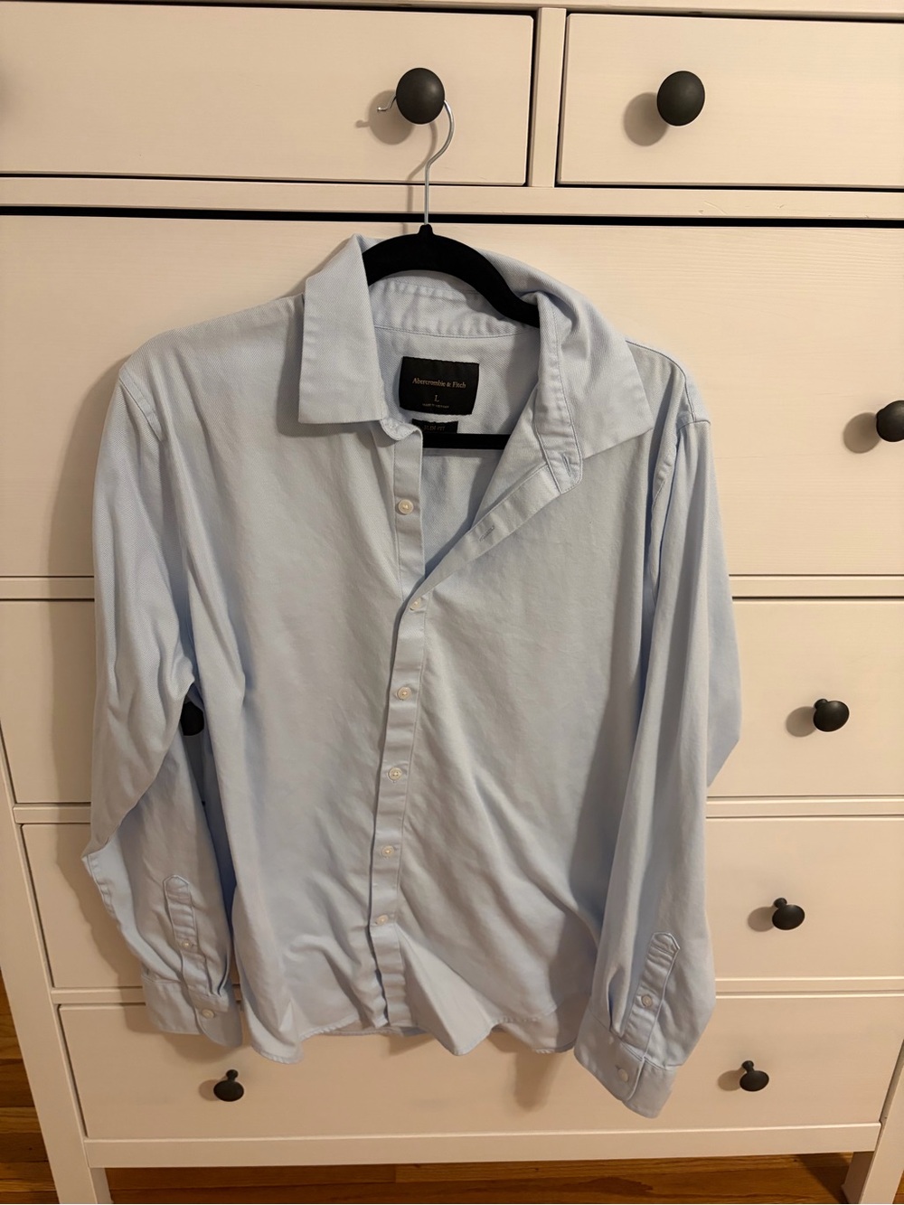 A&F Collins Slim Stretch Suiting Shirt